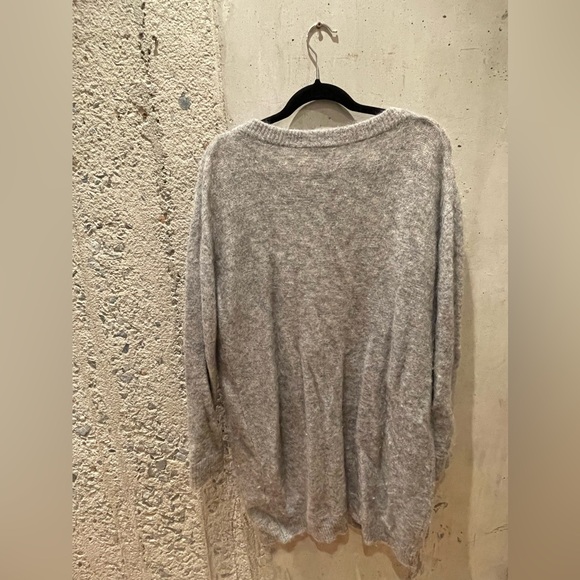 ACNE STUDIOS Gray Mohair Sweater - Picture 2 of 3
